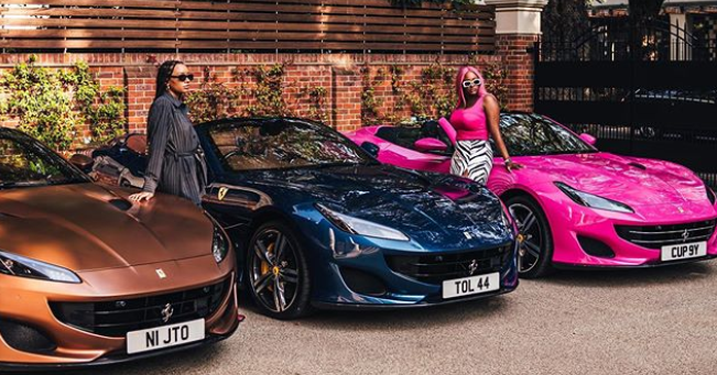 Femi Otedola buys 3 Ferrari’s for his 3 daughters, see pictures