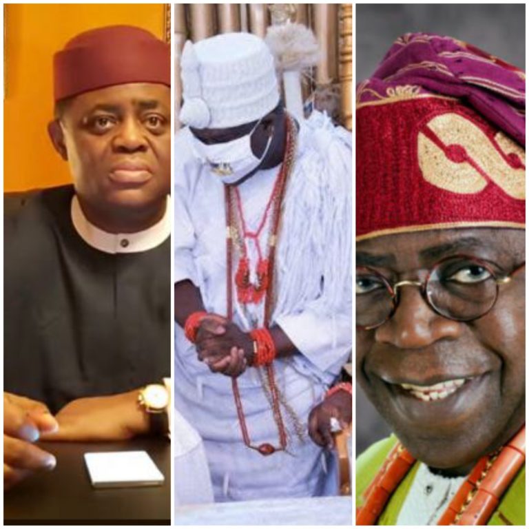 You lack respect! – Femi Fani-Kayode blast Bola Ahmed Tinubu for not standing up to greet Ooni of Ife! Details👇