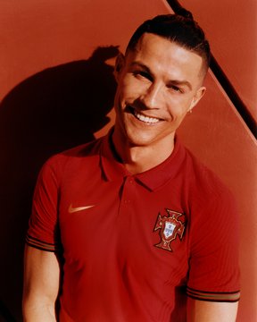 Ronaldo models the new Portugal home and away kit for Euro 2021 (photos)