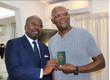 American actor Samuel L Jackson receives Gabonese citizenship, see pictures