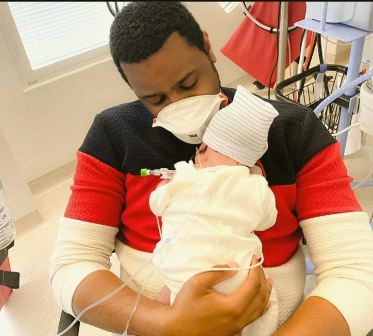 “Welcome to the world my precious “AVERY” – DJ Xclusive welcomes newborn baby! Picture👇
