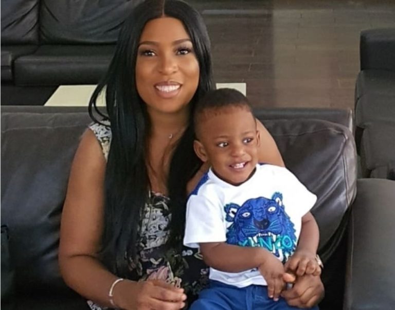 Popular blogger, Linda Ikeji showers praise on son, Jayce Jeremi on his 2nd birthday anniversary! Pictures👇