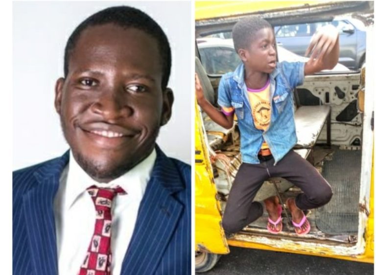 Nigerian man narrates heartfelt story of how he worked as a child bus conductor to sponsor his education!