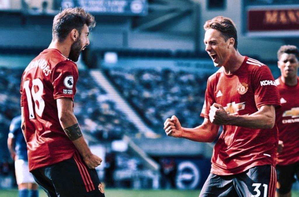 Manchester United rob Brighton at the Amex to earn first win of the season!