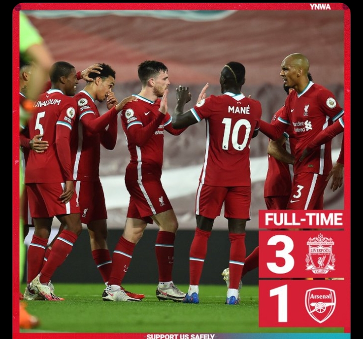3 things we learnt as Liverpool beat Arsenal 3-1