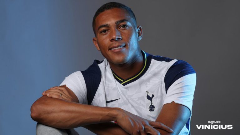 Just In: Tottenham Hotspur completes the signing of Brazilian striker, Carlos Vinicius on loan from Benfica! Photos 👇