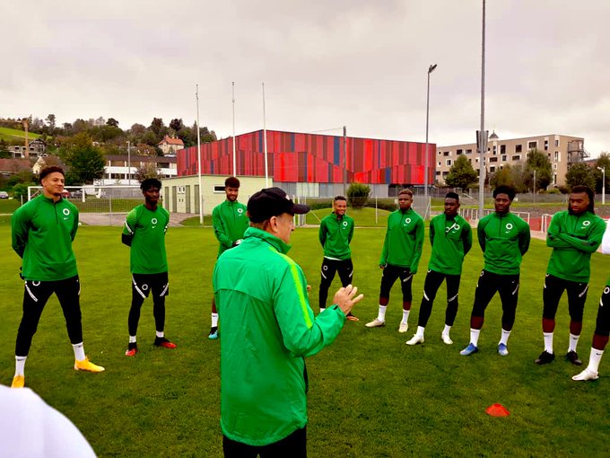 Photonews: Super Eagles training session ahead of Algeria clash! Day 1