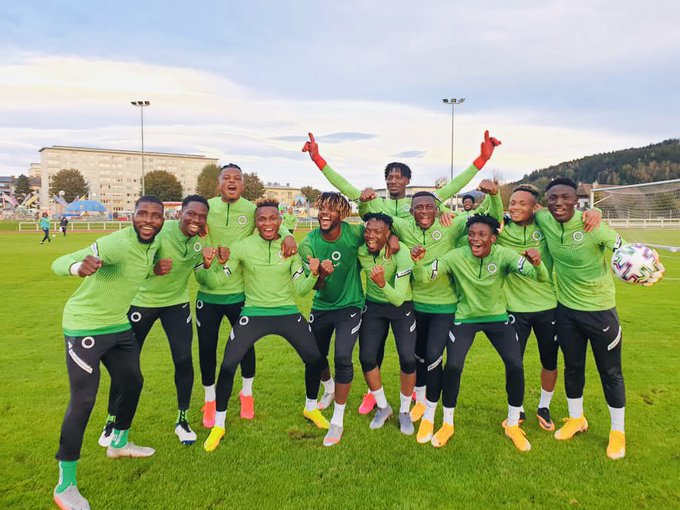 Just In: Super Eagles players and officials test negative for COVID-19 ahead of Algeria match tonight!