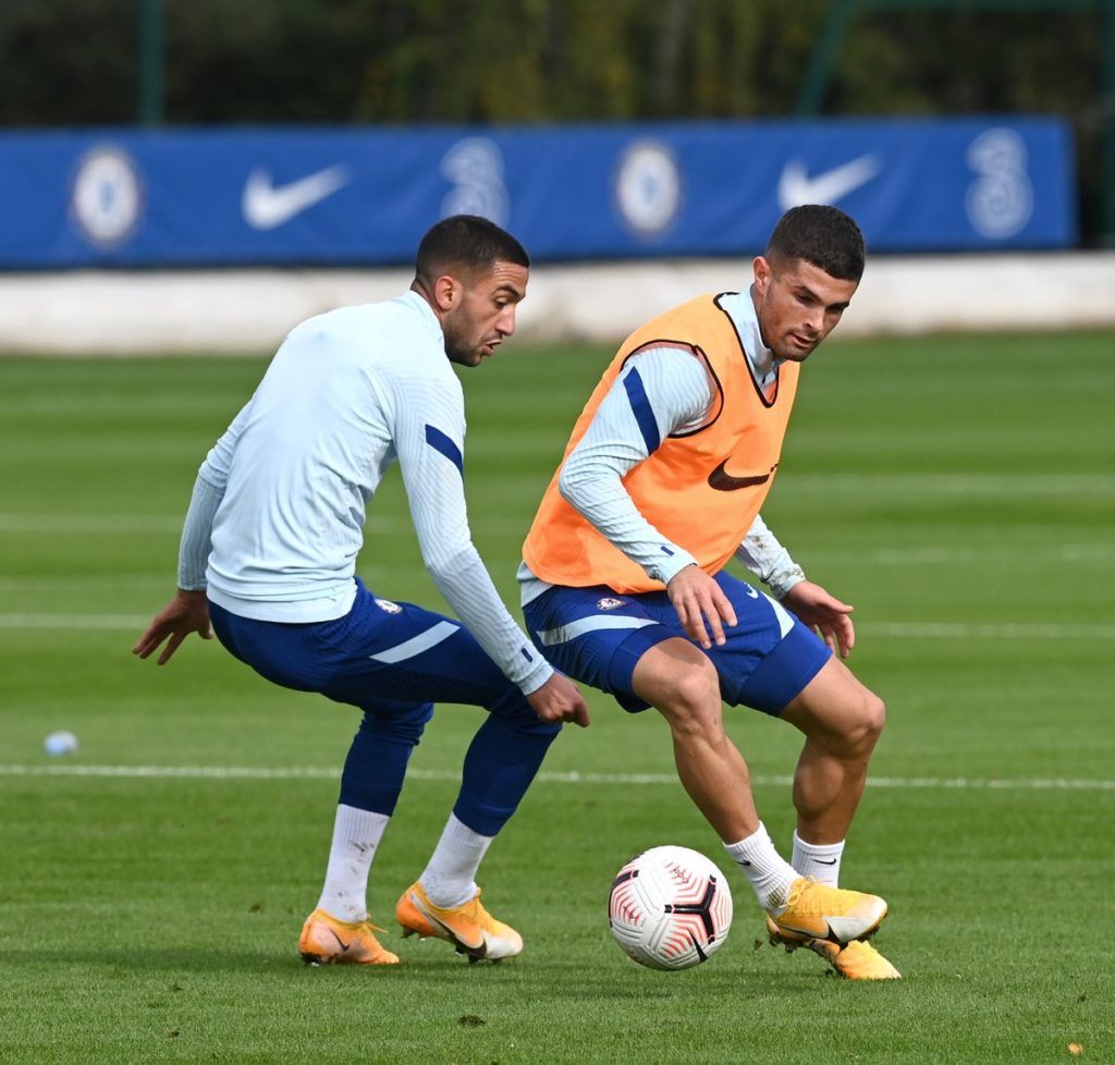 Hakim Ziyech, Christian Pulisic and other Chelsea players resume training ahead of Premier League resumption this weekend! Pictures 👇
