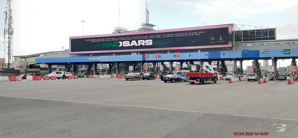 See why the light at Lekki toll gate went off before shootings
