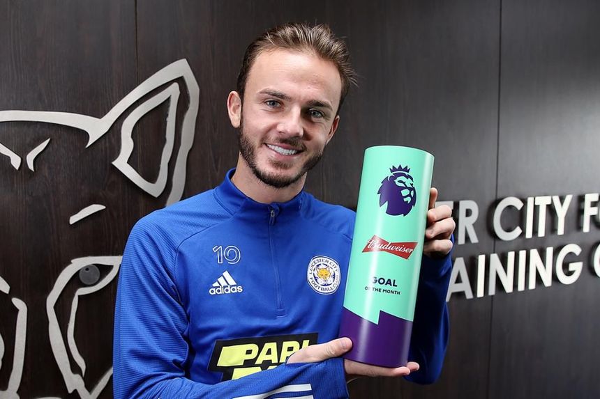 James Maddison wins September Premier League Goal of the Month award (video)