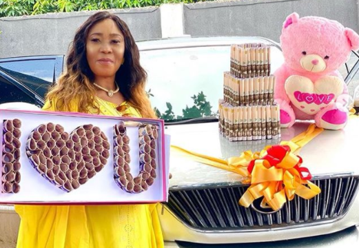 BBNaija’s Nina buys mother car for 60th birthday, see pictures