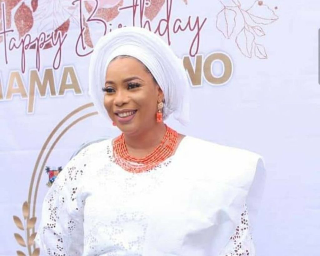 Busted! Lagos Lawmaker, Mojisola Alli-Macaulay use COVID-19 palliatives as 43rd birthday souvenirs! Pictures 👇