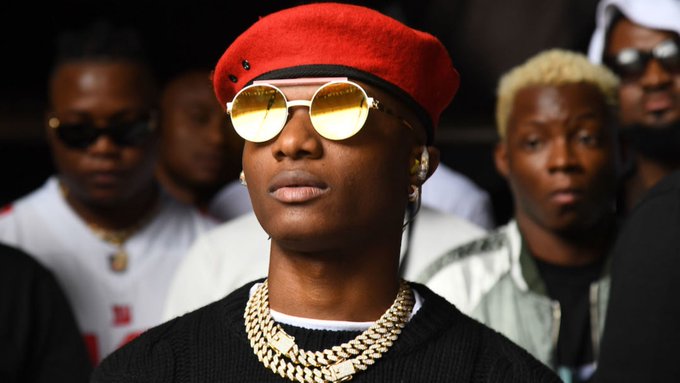 Wizkid takes delivery of his Grammy Award plaque!