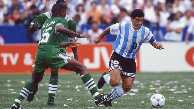 “His death pains me in a strange lind of way” -Ex-Super Eagles captain, Sunday Oliseh on the late Diego Maradona!