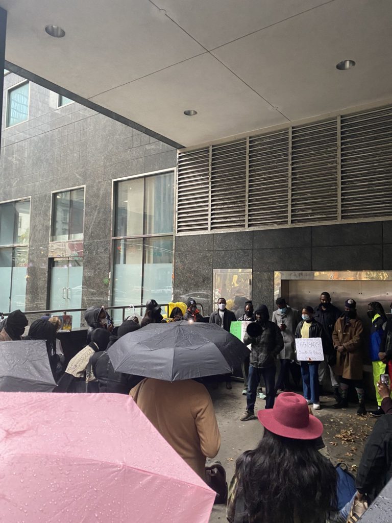 #EndSARS: Protest continues in New York, Abuja protesters resume! Pictures!