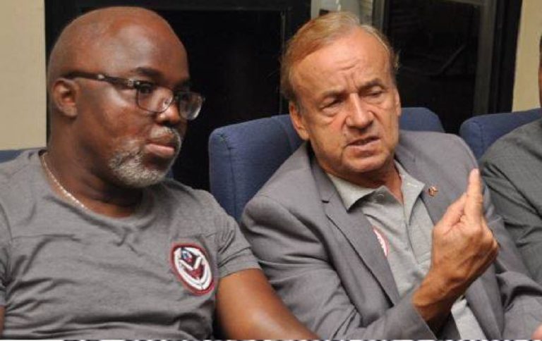 Why there is no reason to sack Gernot Rohr – NFF President, Amaju Pinnick.