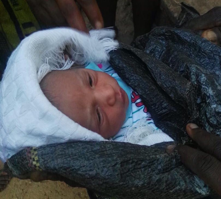 Baby found in a sack abandoned in Akure