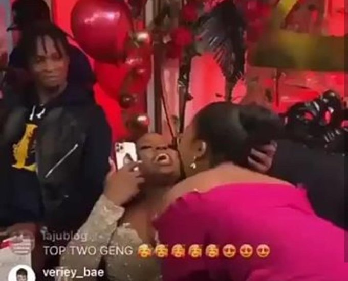 Erica ignores Laycon at Dorathy’s 25th birthday party (video)