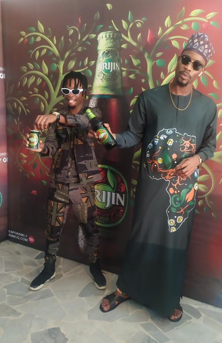 BBNaija 2020 stars Laycon and Neo bag endorsement with Orijin, see pictures