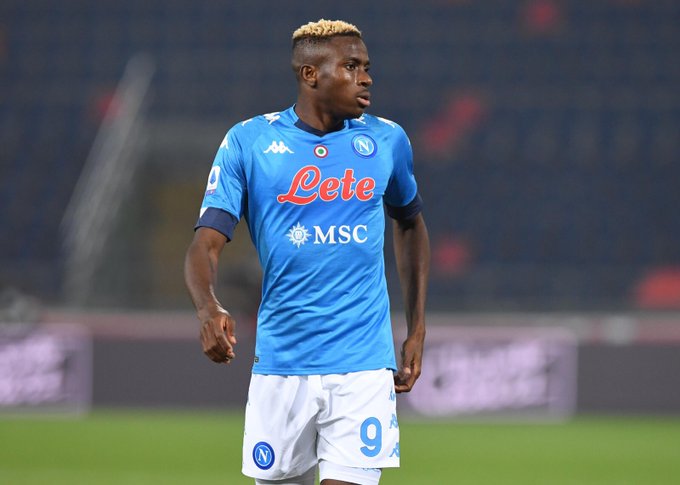 See the games Osimhen will miss with Napoli after injury with Super Eagles