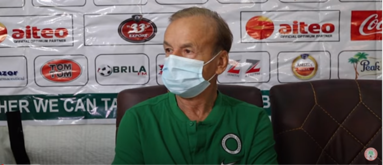 Rohr, Ekong promise Super Eagles victory at press conference for Sierra Leone clash (video)