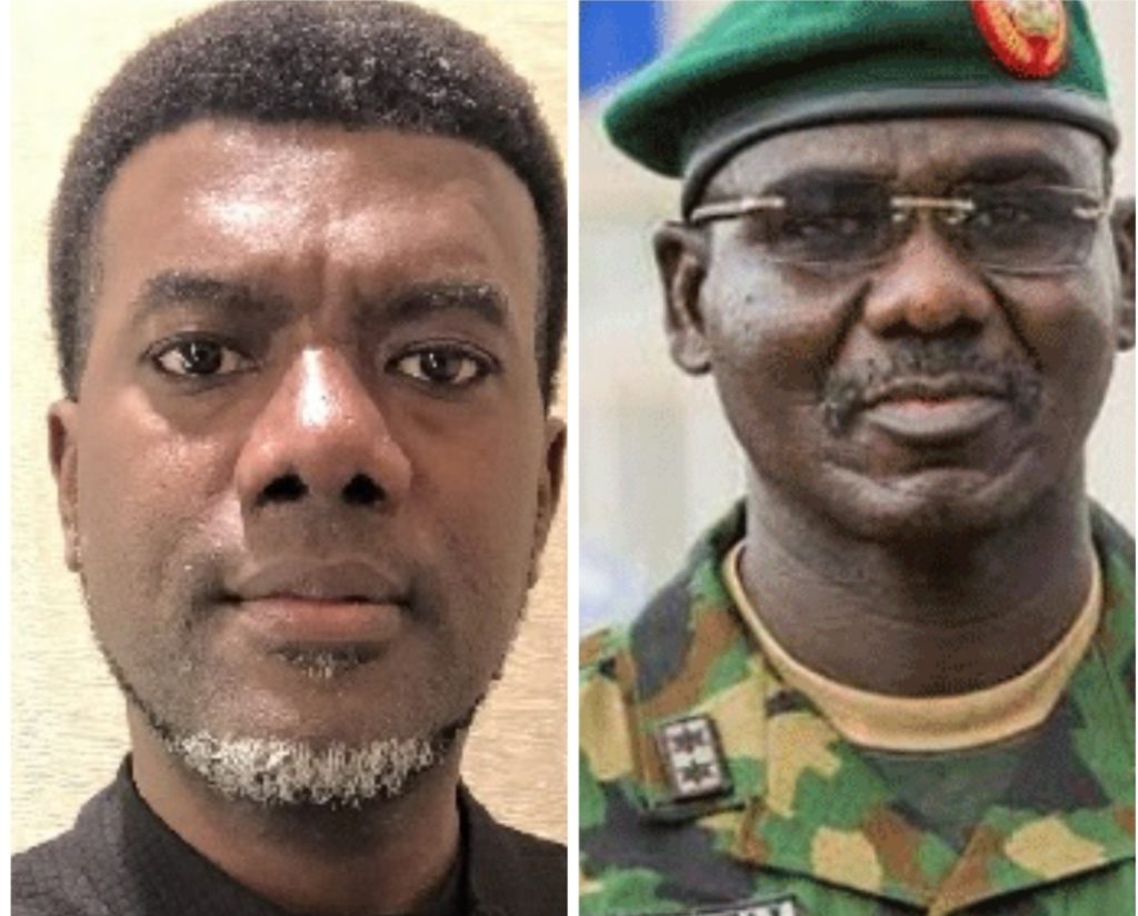Let us face-off man to man! Socio-political critic, Reno Omokri challenges Chief of Army Staff, Burutai to physical combat🤣! Video👇