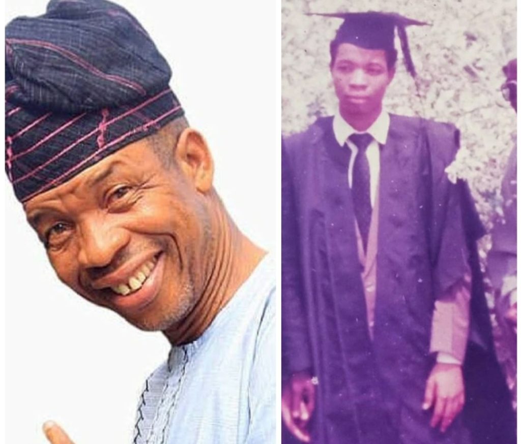 I was so dejected because I had no clothes to wear! – Actor Hafiz Oyetoro shares inspiring story behind his 1986 matriculation photo at OAU!