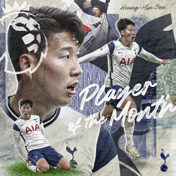 Tottenham Hotspur forward Heung-min Son wins October’s Premier League Player of the Month award (video)