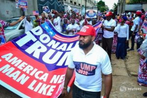 American president Donald Trump appreciates parade in Nigeria for his return to the white house (video) 2