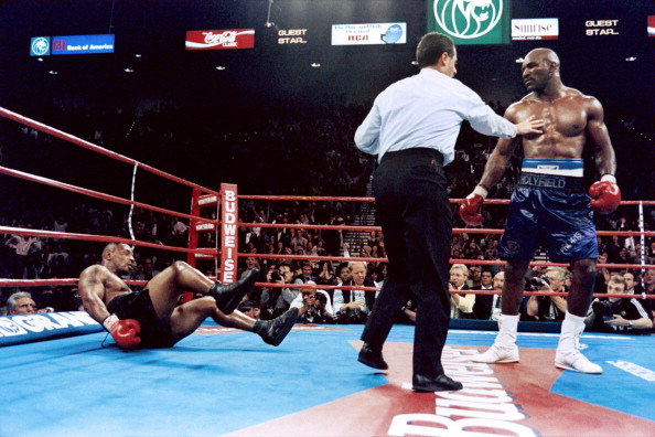 OTD in 1996 Evander Holyfield knocked out Mike Tyson (video)