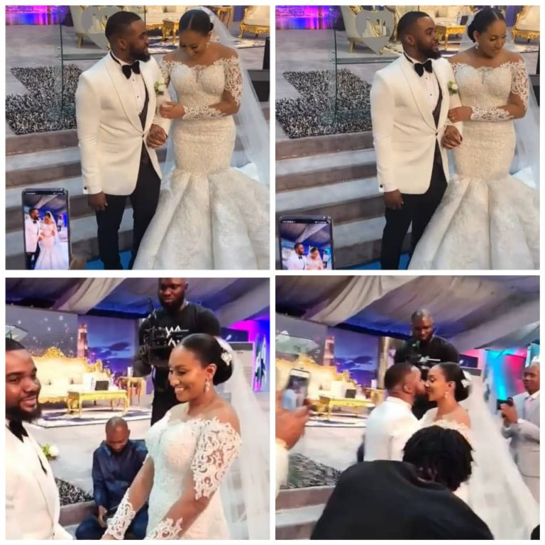 Photos and videos from the church wedding of Nollywood actor Williams Uchemba