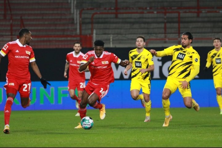 Nigerian Forward, Taiwo Awoniyi scores fourth goal of the season against Borrusia Dortmund! Video👇