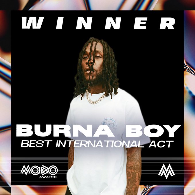 Burna Boy, Wizkid emerge winners at 2020 MOBO Awards