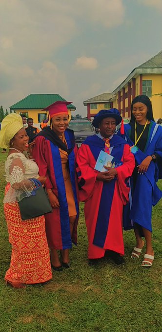 Father and 2 daughters graduate on the same day, see photos