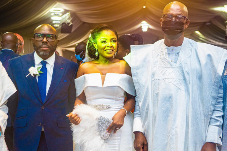 Seun son of Ex-President Olusegun Obasanjo’s gets married, bride gifted Mercedes Benz SUV (photos/Video)