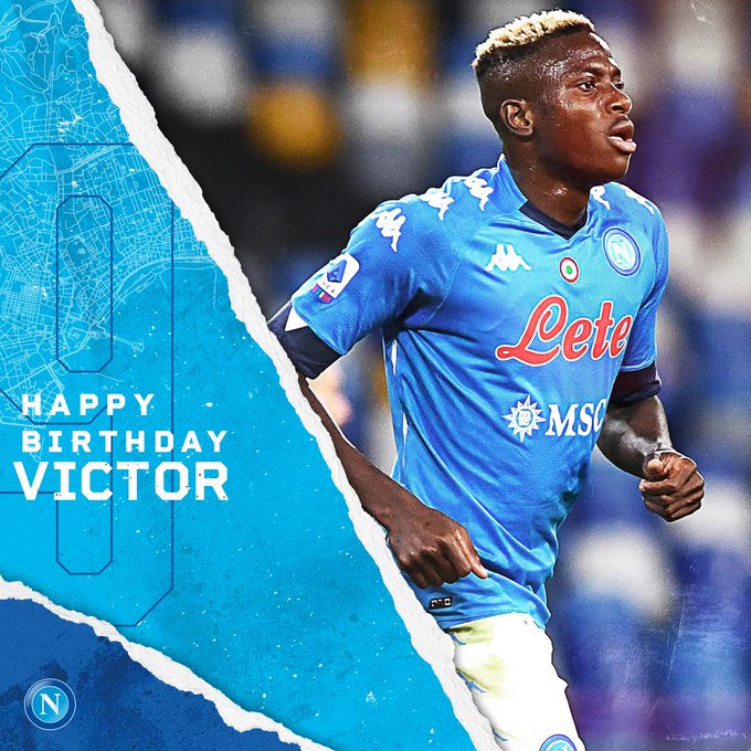 Napoli, Lille and NFF celebrate Victor Osimhen at 22