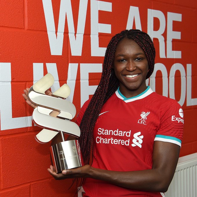 Nigerian born Rinsola Babajide wins Liverpool women Player of the Month award (video)
