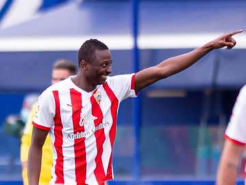 Nigerian striker, Sadiq Umar bags a hattrick in Almeria’s win over  SD Ponferradina! See video👇