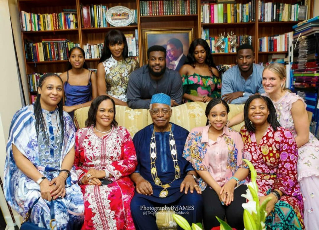 See photo of Former Miss World, Agbani Darego and her family