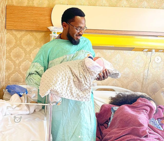 Nigerian musician D’banj welcomes baby girl