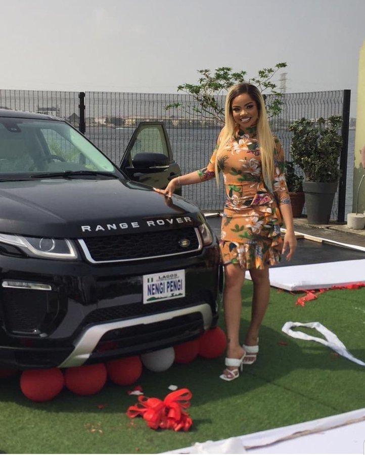 BBNaija 2020 star Nengi get Range Rover for 23rd birthday (video)