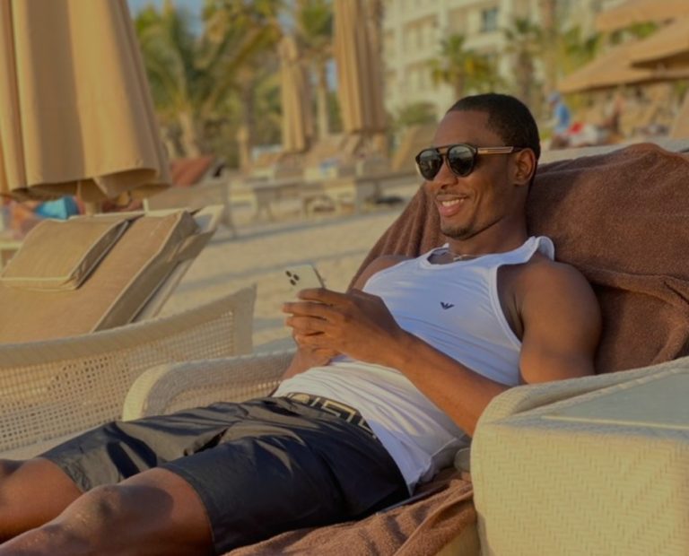 See dazzling pictures of ex-Man Utd striker, Odion Ighalo as he enjoys holiday in Dubai!
