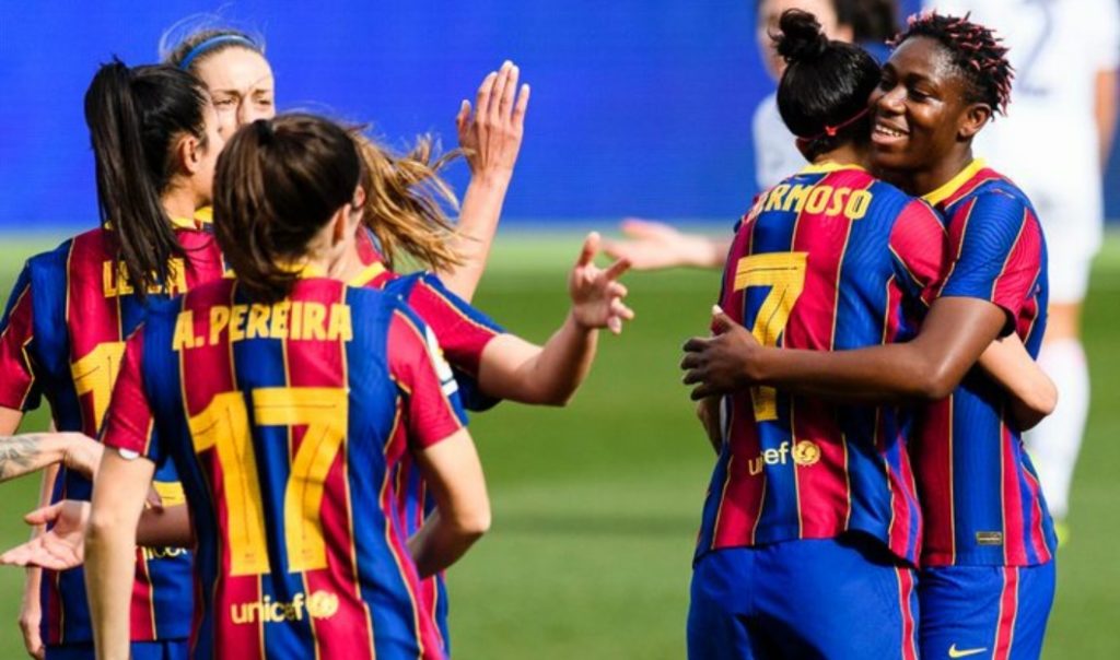 #ElClassico: Watch Asisat Oshoala’s brace as Barcelona Femeni thump Real Madrid 4-1 Video👇