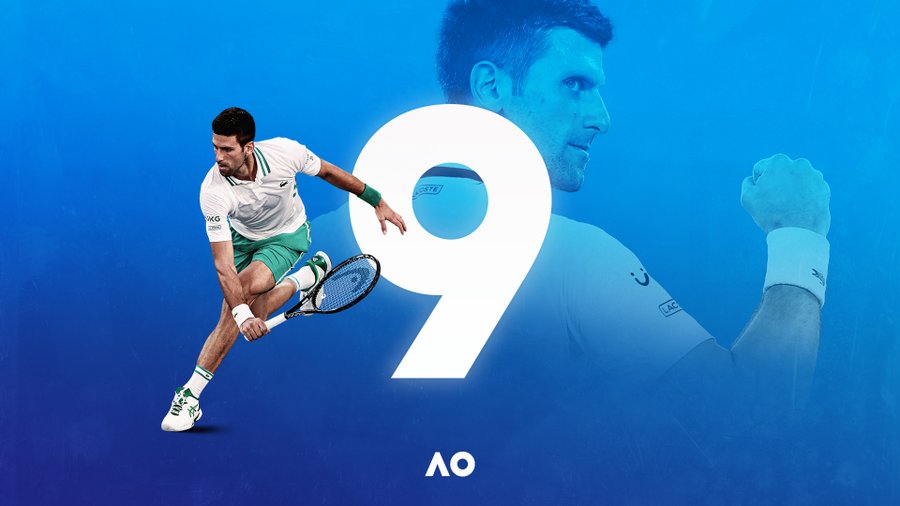 Breaking: Novak Djokovic beats Danil Medvedev in straight sets to win 9th Australian Open title! Video👇