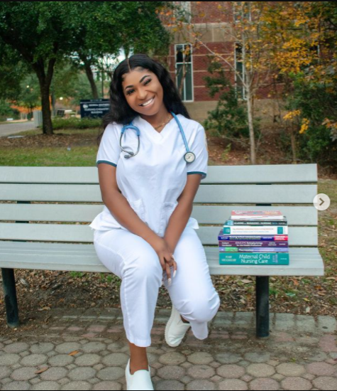 Nofisat daughter of MC Oluomo becomes a registered nurse in the US