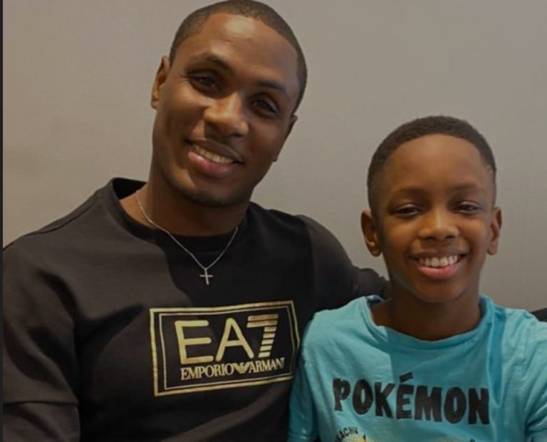 See cute pictures of Odion Ighalo’s son, Daniel as he celebrates his 10th birthday anniversary!