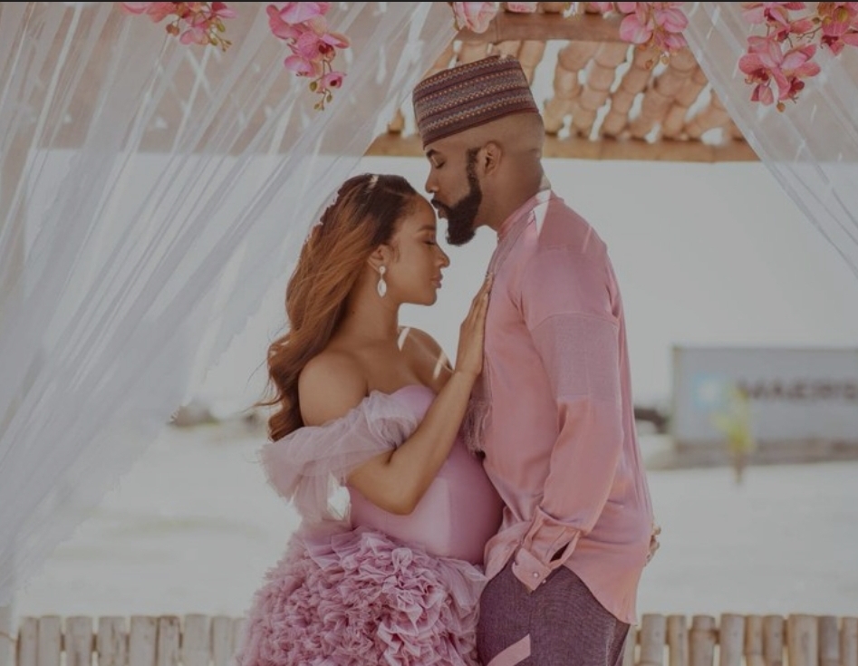 God turned our loss into laughter! – Banky W elated as wife Adesuwa shares gorgeous baby bump photos on her birthday!