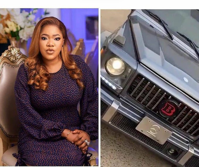 Nollywood actress Toyin Abraham buys Brabus G-Wagon (video)