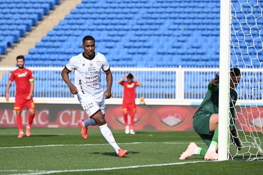 Goal Poacher!! Odion Ighalo bags a brace in Al Shabab’s victory over Damac! Video👇